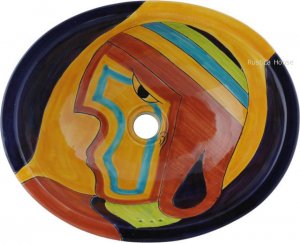 Mexican Talavera Sink "Bruno"