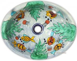 mexican talavera sink