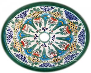 mexican talavera sink