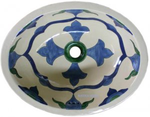 Mexican Talavera Sink "Emily"