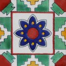 Talavera Tiles "Aztec Flower"