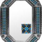 octagonal tin mirror
