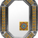 octagonal tin mirror