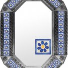 octagonal tin mirror