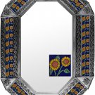 octagonal tin mirror