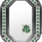 octagonal tin mirror