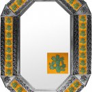 octagonal tin mirror