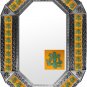 octagonal tin mirror