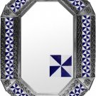 octagonal tin mirror
