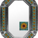 octagonal tin mirror