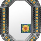 octagonal tin mirror