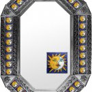 octagonal tin mirror