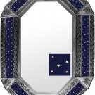 octagonal tin mirror