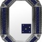 octagonal tin mirror
