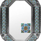 octagonal tin mirror