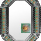 octagonal tin mirror