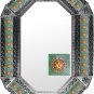 octagonal tin mirror