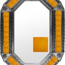 octagonal tin mirror