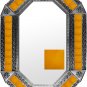 octagonal tin mirror