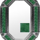 octagonal tin mirror