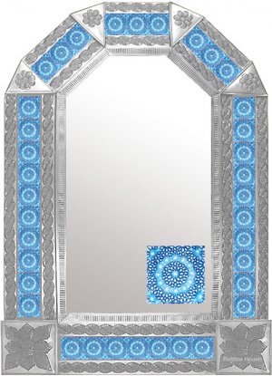 mexican arch tin mirror
