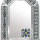 mexican arch tin mirror