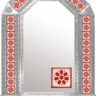 mexican arch tin mirror