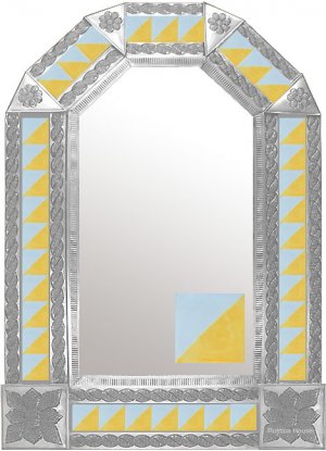 mexican arch tin mirror