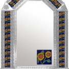 mexican arch tin mirror