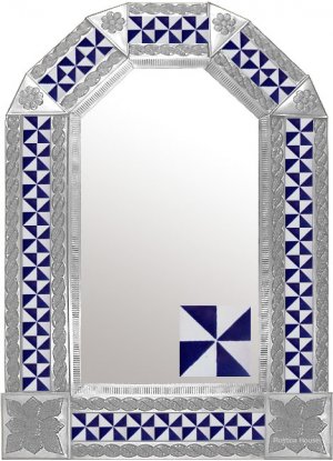 mexican arch tin mirror
