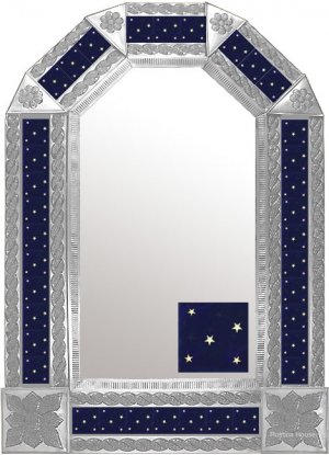 mexican arch tin mirror