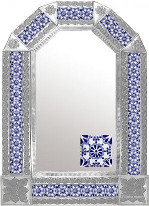 mexican arch tin mirror