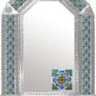 mexican arch tin mirror