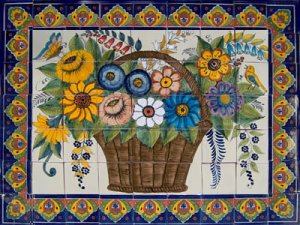 backsplash talavera tile mural