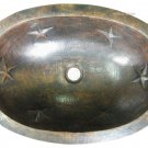 oval copper bath sink