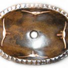 oval copper bath sink