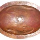 oval copper bath sink
