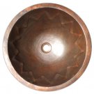 bathroom copper sink