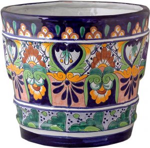 mexican flower pot