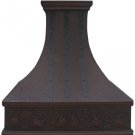french country copper range hood