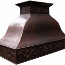 custom copper range hood