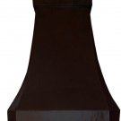 french country copper range hood