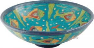 Mexican Vessel Sink "Colorful Fish"