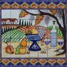 backsplash talavera tile mural