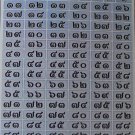 Thai Language Poster Learn Study Number 1-100 Mathematics Character Training Education