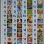 Thai Alphabet Consonant Vowel Number Poster Learn Study