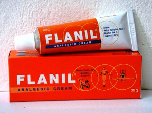 Flanil Analgesic Massage Cream Muscle Pain Relief Sport Sore Stiff arthritic 30g