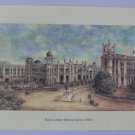 JW Marriott Kuala Lumpur Malaysia Postcard Art Painting 1920 Water Color Railway