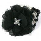 Black flower Bracelet stretch