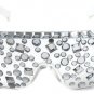 Rhinestone shield sunglasses